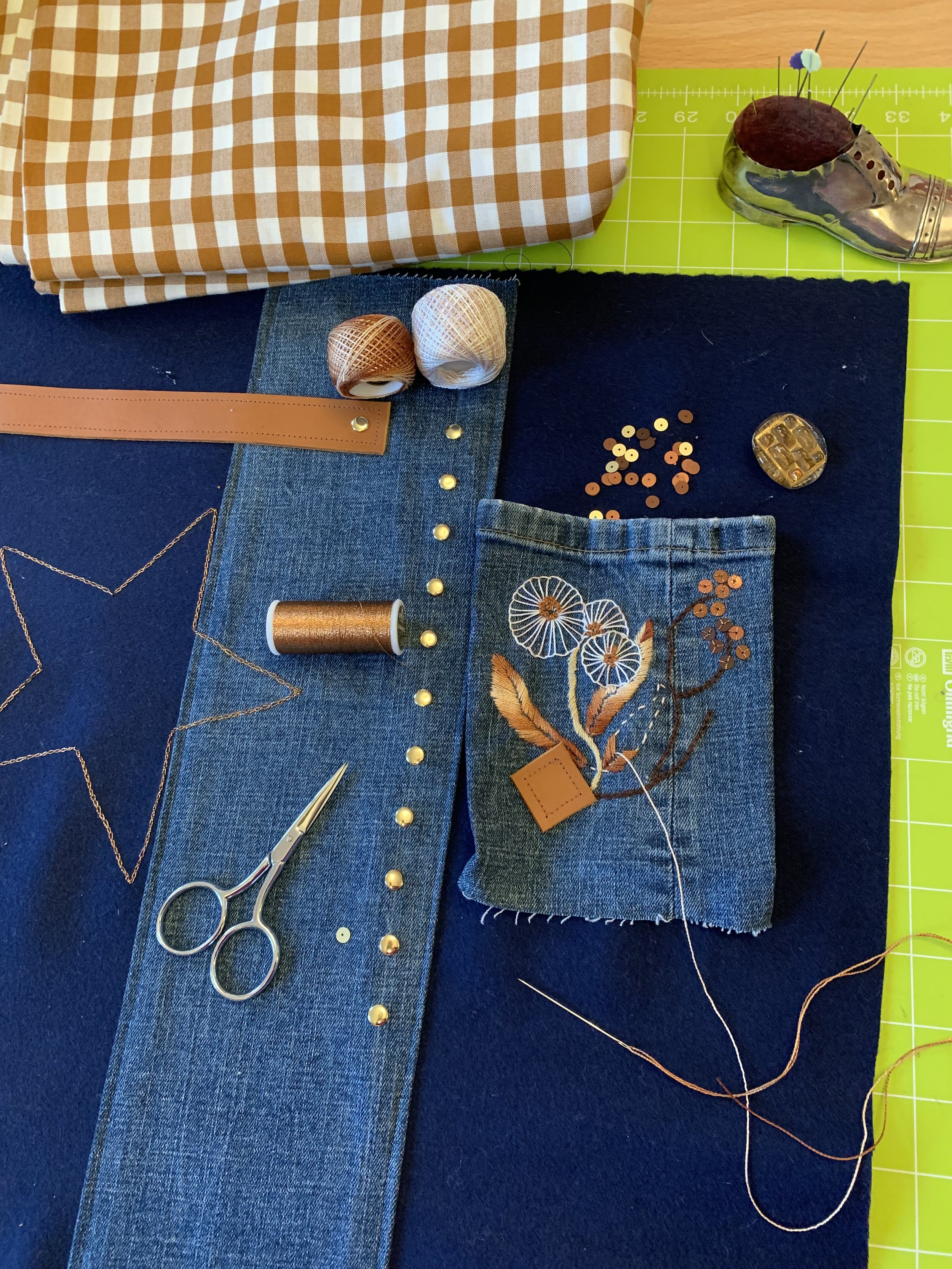 Jeans bag shop craft
